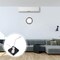Wall Clock Movement: Battery Operated Clock Mechanism Kit - Clock Hands Motor Replacement For DIY Repair Parts Clock Mechanism Kit Plastic White